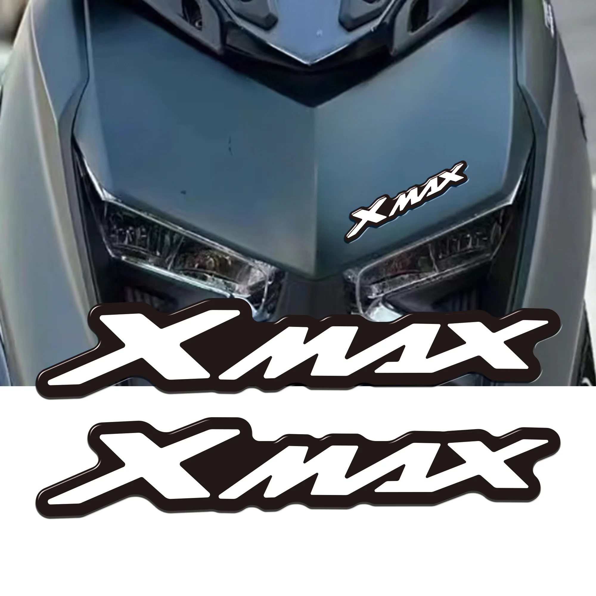

Suitable for Yamaha 23-25 XMAX300 motorcycle 3D lamp eyebrow waterproof Adhesive decals stickers