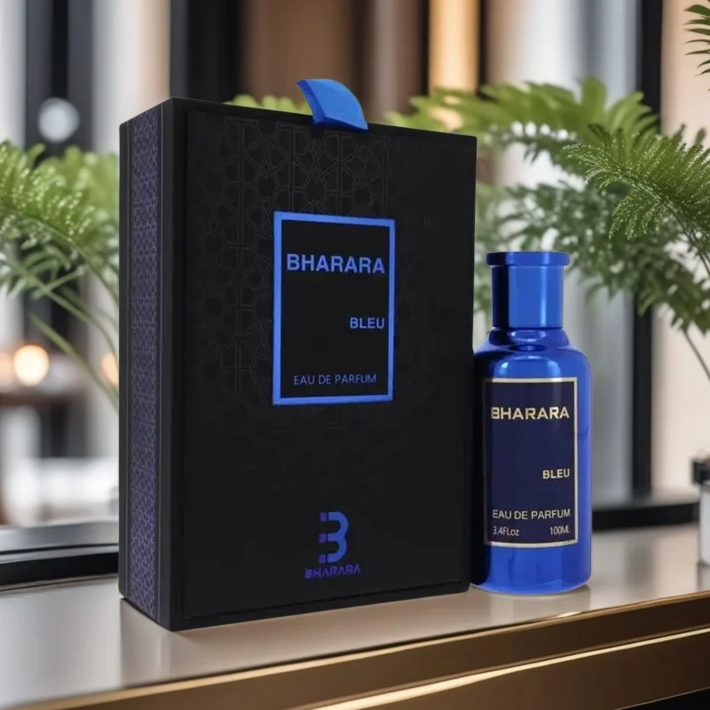 عطر Bharara Double Bleu Eau De للرجال 3.4 أونصة / 100 مل، هذه العطور يجمع بين الروائح الزهرية المختلفة، والعطر الذي يدوم طويلاً. #2