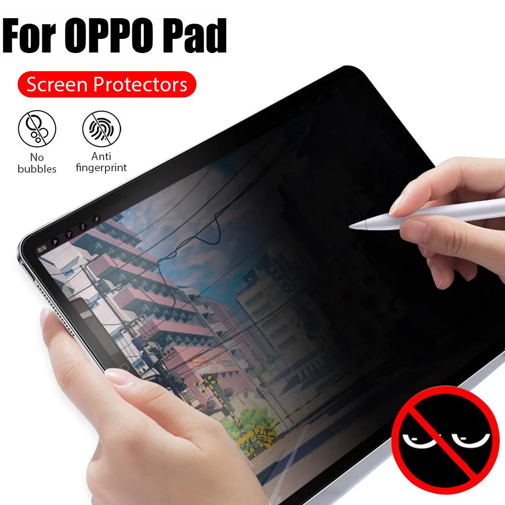 360 Degree Magnetic Removable Privacy Screen Protector Film for OPPO Pad 4 3 Pro SE 11 2025 Neo 11.4 Air 2 11.6