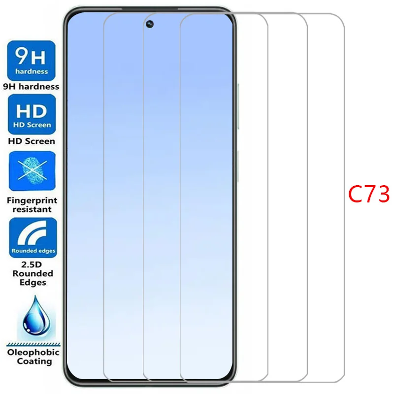 واقي شاشة لهاتف Realme c73 زجاج مقسى واقي على Realmec73 c 73 73c 5g فيلم جلاس Realmi Real me mi reali relme reame #1