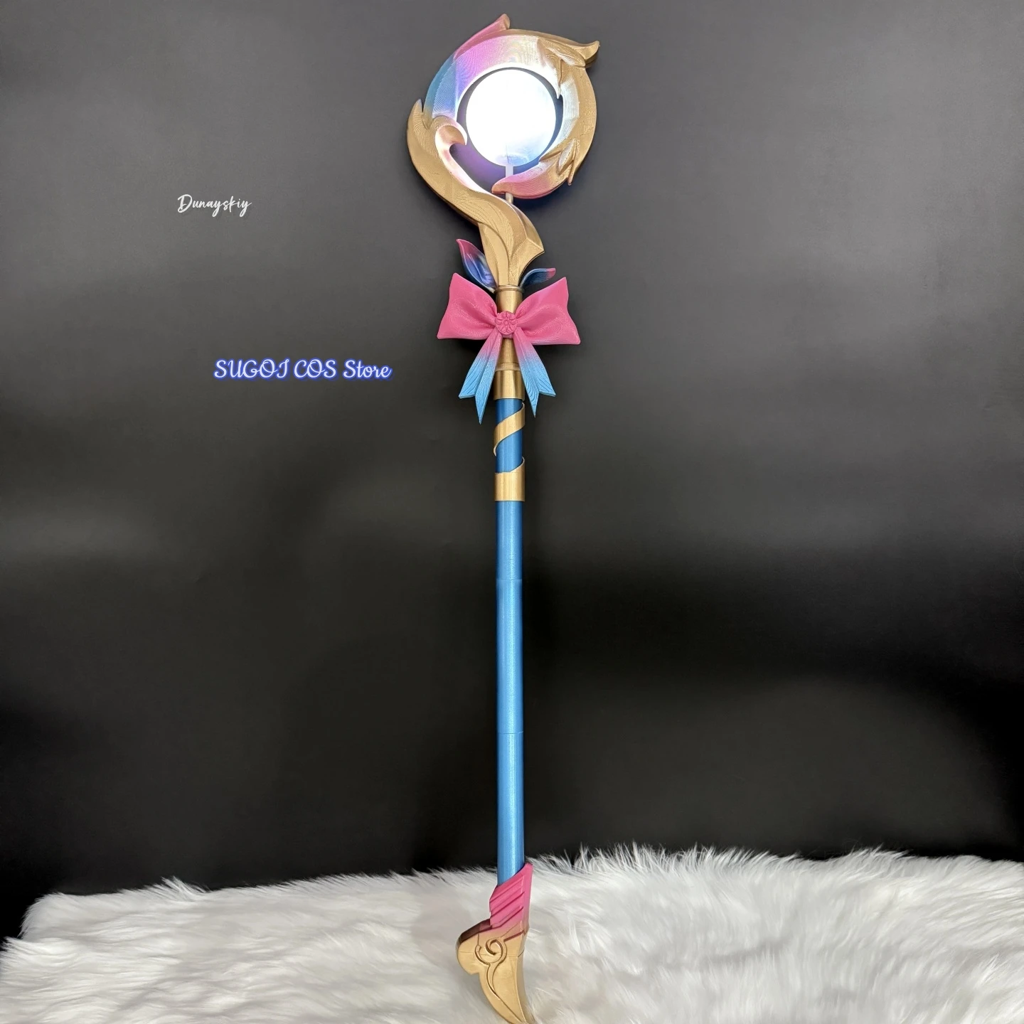 Honkai Star Rail Hyacine Cosplay Staff Prop Role-playing {SUGOI COS}100CM Handheld Staff Prop Halloween Party Props Accessory