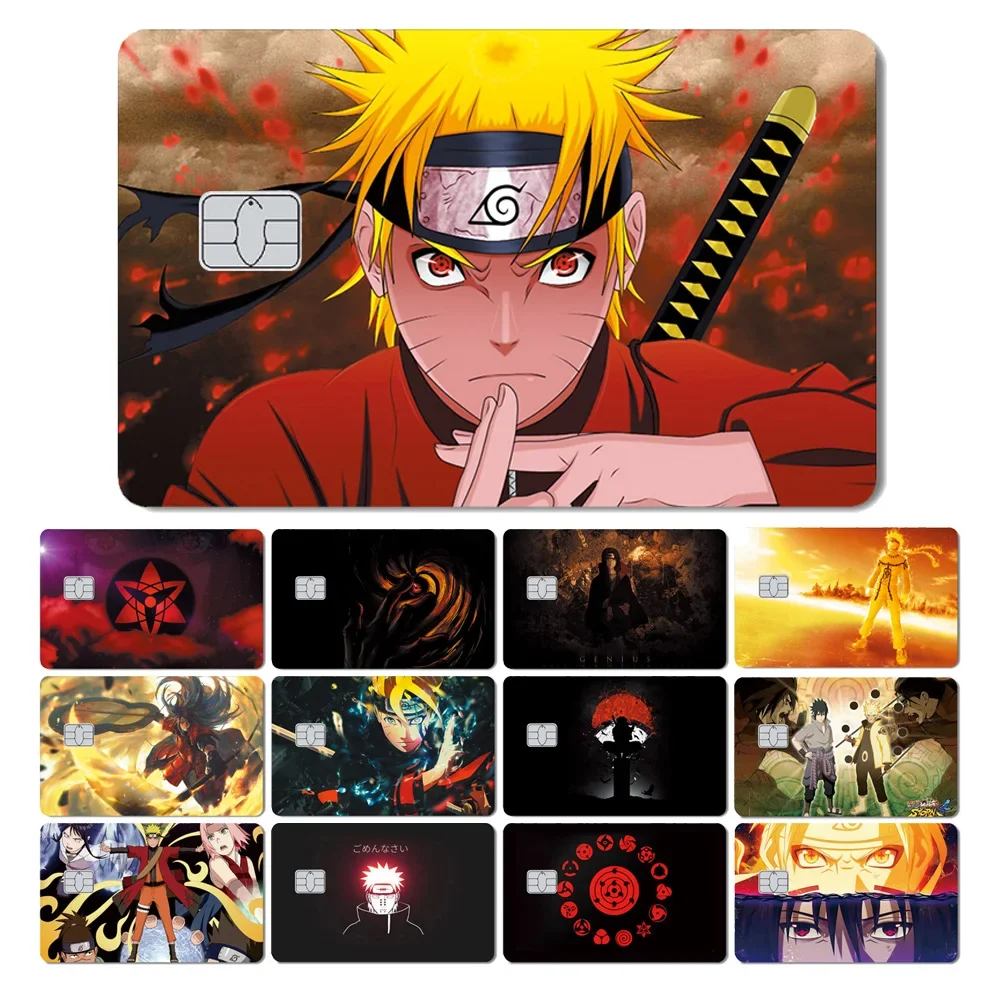 Cool Anime Film Skin Sticker Small Large No Chip for Bus Card Credit Debt Bank Card Front Side