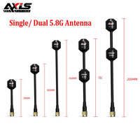 Axisflying Single/ Dual 5.8G RHCP SMA Antenna 5.5GHZ-6GHZ for RC FPV Freestyle Drone