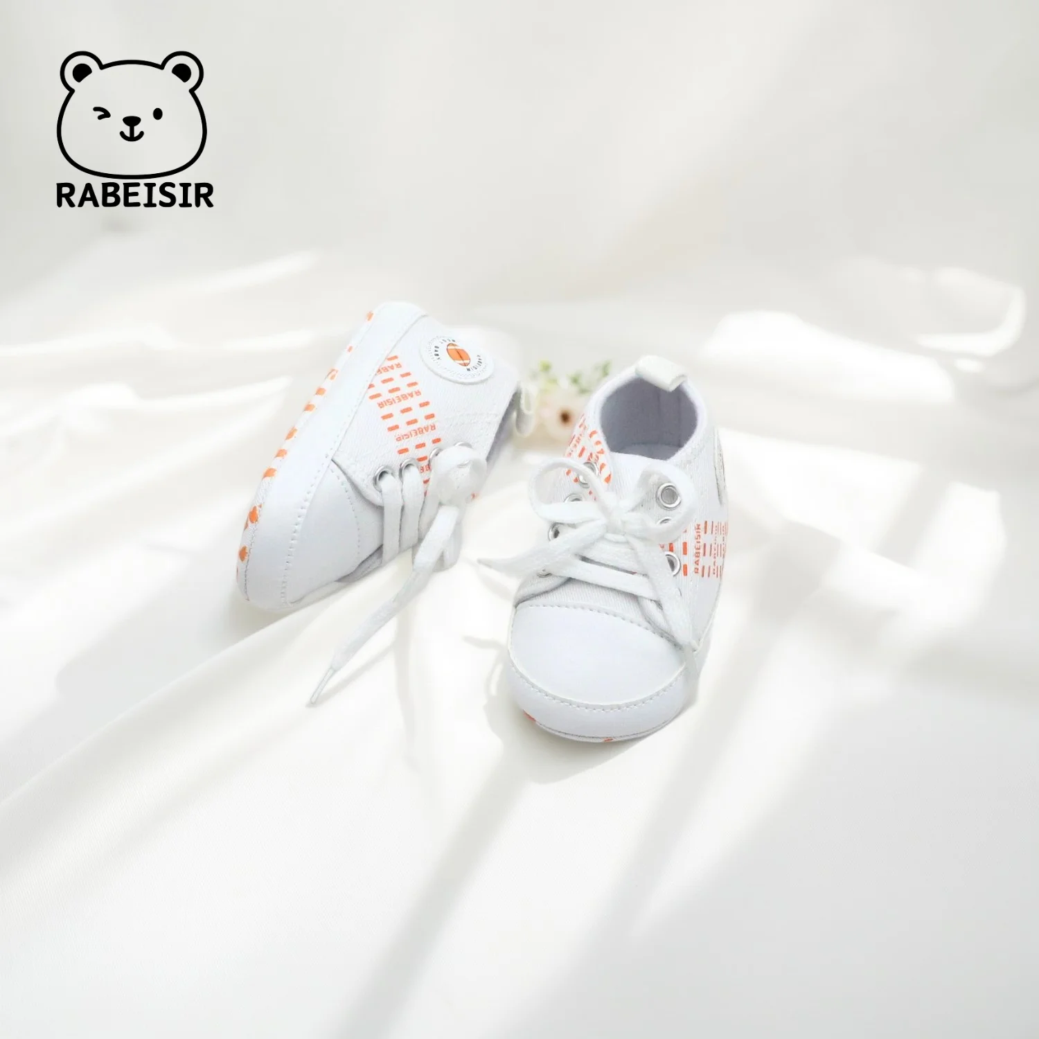 حذاء قماش للأطفال، حذاء مشي للأطفال، نعل ناعم، مضاد للانزلاق، مسامي، 0-1 ونصف سنة، إصدار لجميع المواسم
