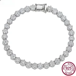 New 925 Sterling Silver Crafted Fashion Treasure Bracelet Women's Bracelet Boutique Engagement Jewelry Women's