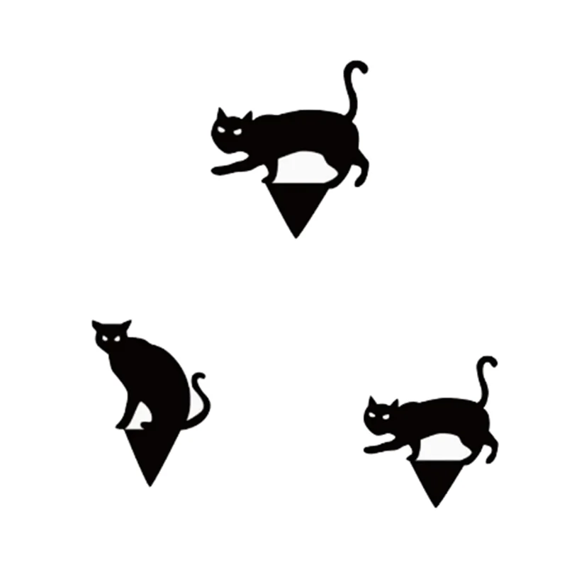 UNCL 3 Pcs Of Outdoor Garden Silhouette Metal Ground Plugs, Hollow Crafts Decorative Ground Plugs