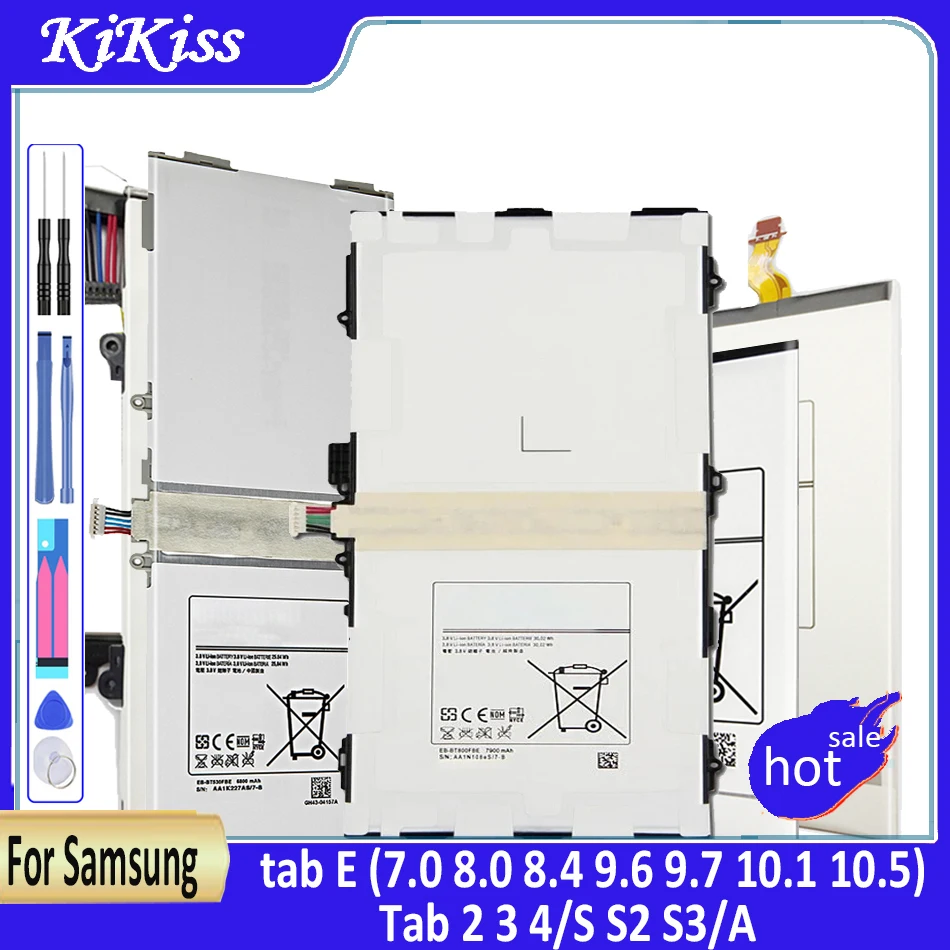 Battery For Samsung Galaxy Tab 2 3 4/S S2 S3/A E (7.0 8.0 8.4 9.6 9.7 10.1 10.5) Pro 8.4/Note 8 12.2