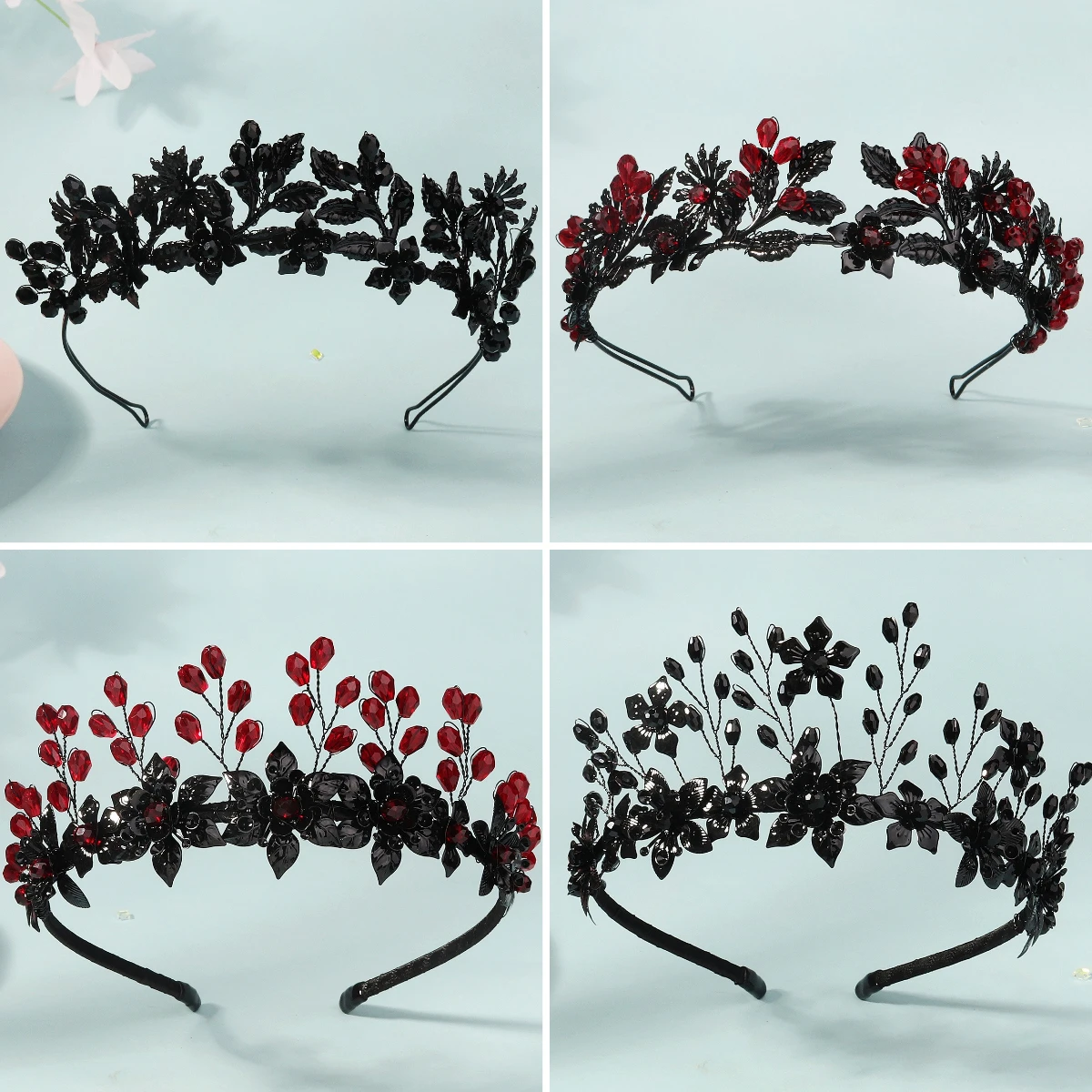 Fashion Diablo Halloween Flower Crown Headpiece Pope Church Feast Day Hair Bands For Women New Design Hair Accessories Jewelry