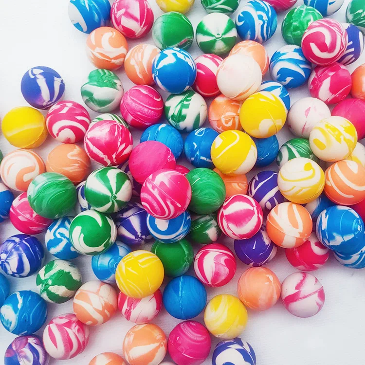 10Pcs High Bounce Rubber Ball Treat Kids Birthday Guest Gifts Baby Shower Party Favors Pinata Fillers Goody Bag Easter Gifts