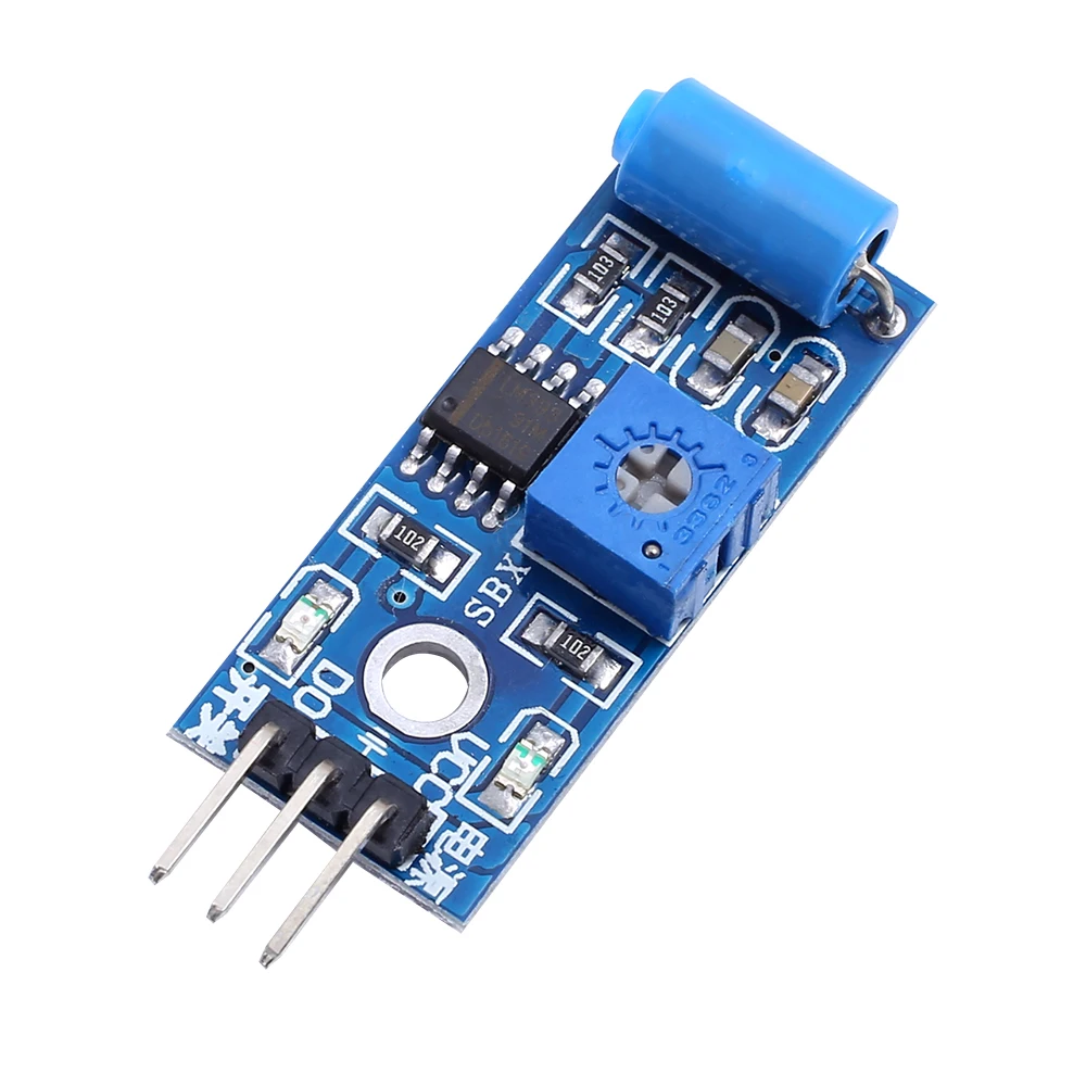 3/5/10PCS normally closed type vibration sensor module Alarm sensor module Vibration switch SW-420 for arduino