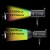 사진 스튜디오 비디오용 RGB LED 라이트, 야외 조명, 1700K-12000K 보웬스 마운트 제어 6
