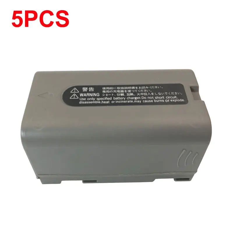 5PCS BDC72 Battery For Top GM-52 OS/ES FX101 Total Station Surveying Battery Li-ion 7.2V 5986mAh Instrument Battery