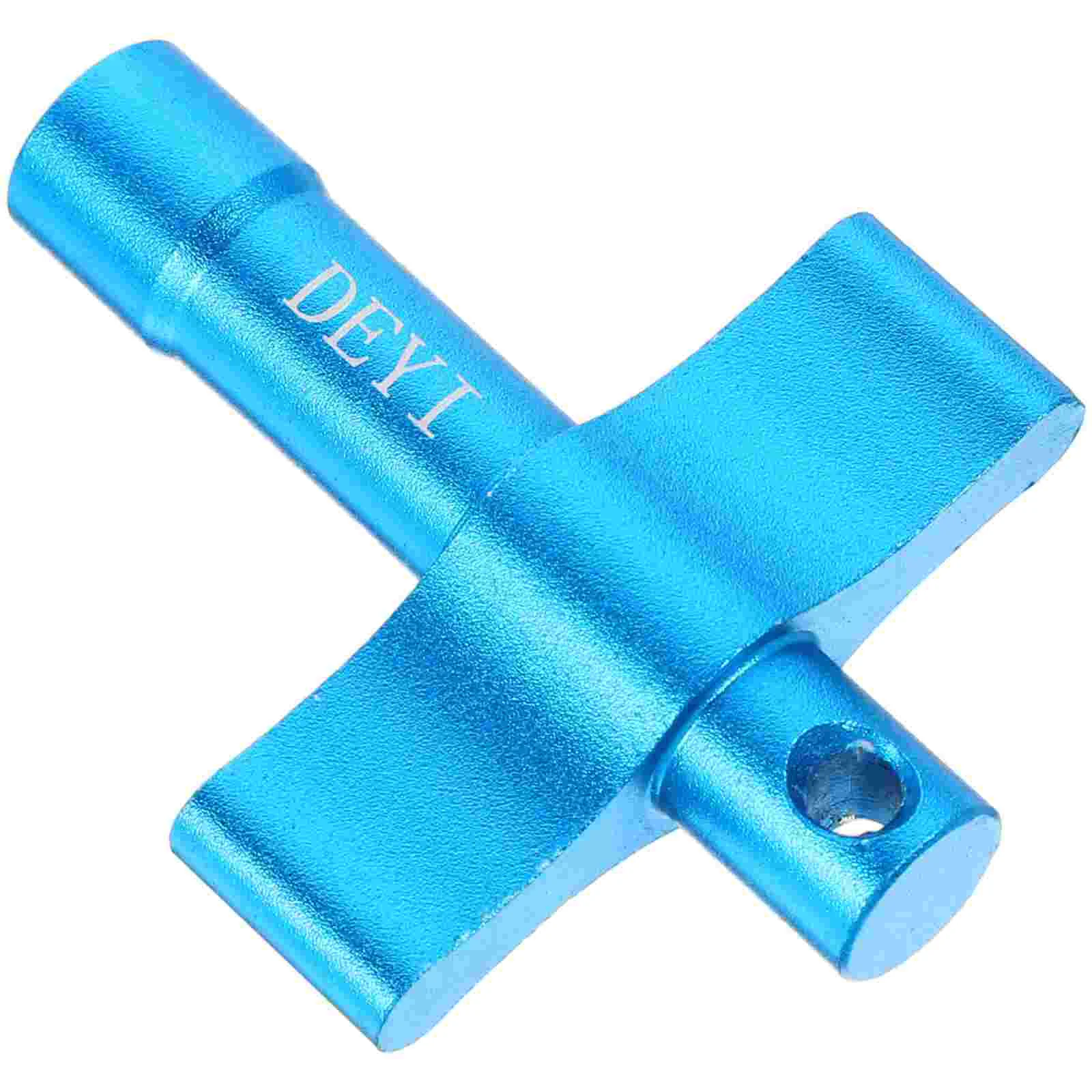 

Universal Drum Key Tuner Blue Square Wrench We17 Tuning Accessory Tool Keys and Tools Black Mouth Instrument Tightening