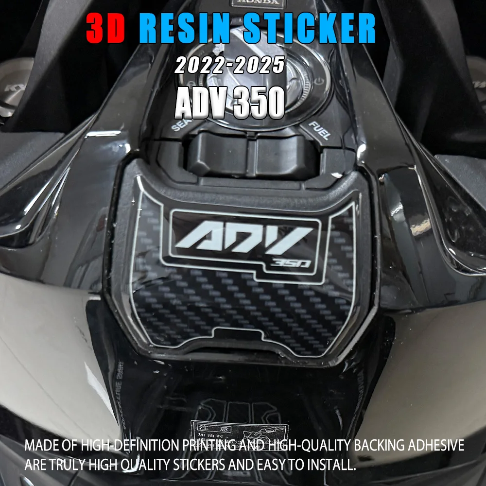 For ADV350 2025- Motorcycle 3D Gel Sticker Ignition Area Protection ADV 350 Accessories
