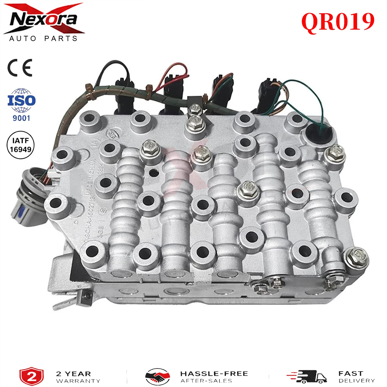 Original Like-New QR019 CH019 QR019CHA Transmission Complete Valve Body With Solenoids wiring harness For Chery Tiggo Arrizo