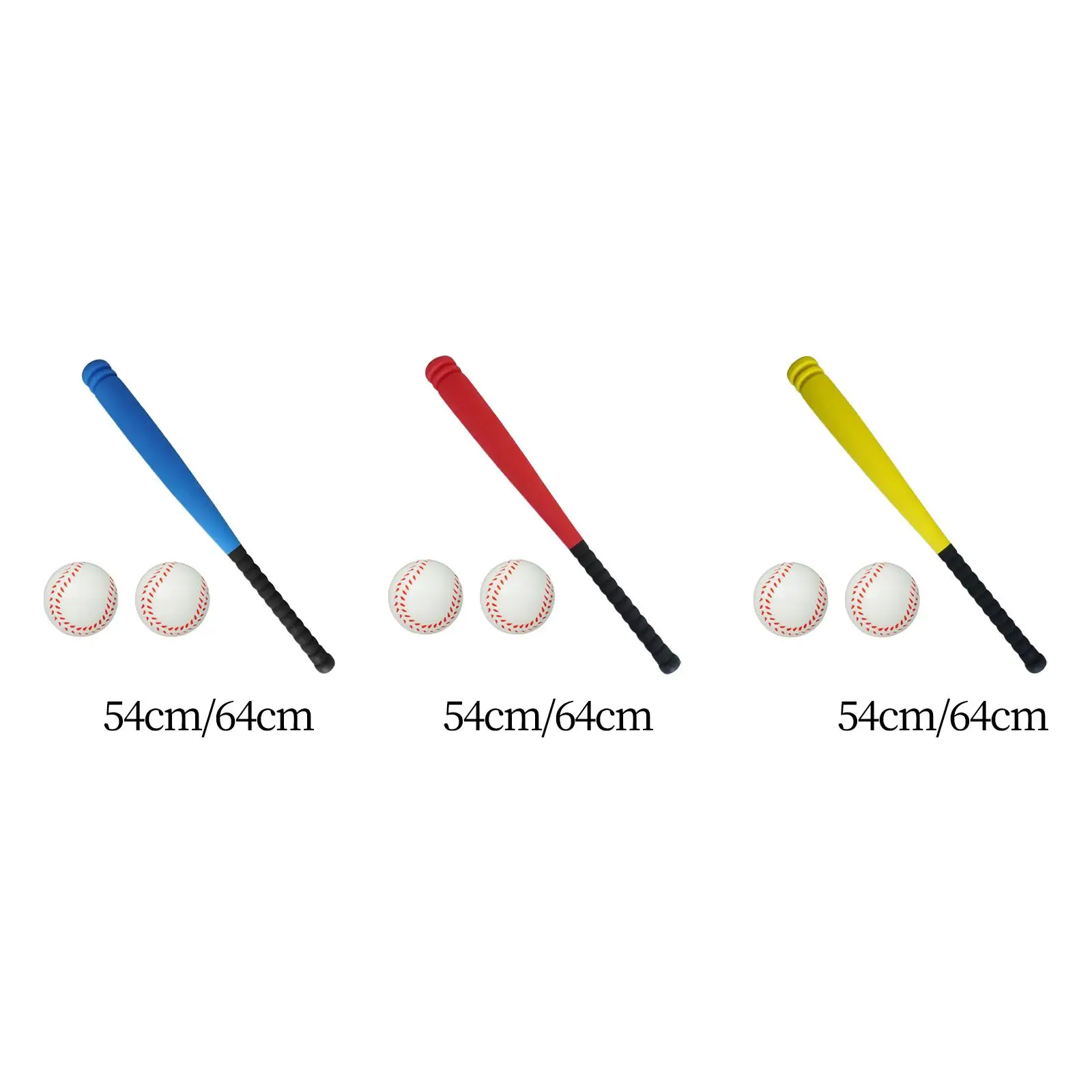 Baseball Bats Balls Set for Kids Children Training Secure Batting Skills Toddlers Batting Game for Park Interaction Playground