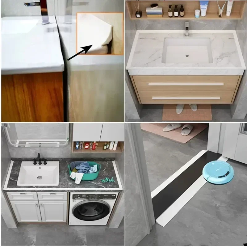 

Лента для пробки для воды, гибкая кухонная столешница, удерживающая воду барьер, плотина для душа в ванной комнате, разделение сухой и влажной воды