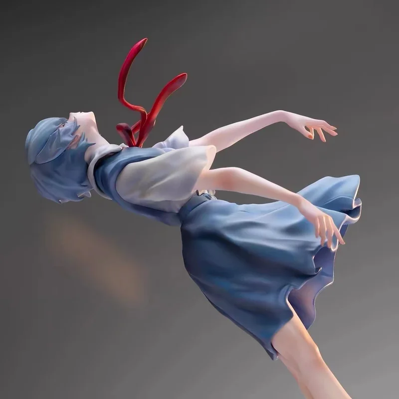 Anime Figure Ayanami Rei School Uniform Ver Action Figure Desktop Display Figurine Pvc Collectible Model For Anime Enthusiasts