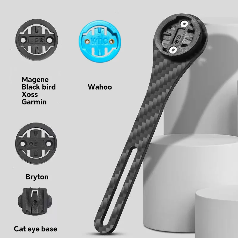 Bicycle integrated speedometer extension bracket, multi-function road bike sports camera bracket, thickened accessory for cyclin