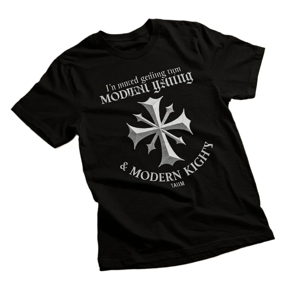 

Knights of Modern. Crusaders and Modern Soldiers Temple Order T-Shirt. Cotton Short Sleeve O-Neck Mens T Shirt New S-3XL