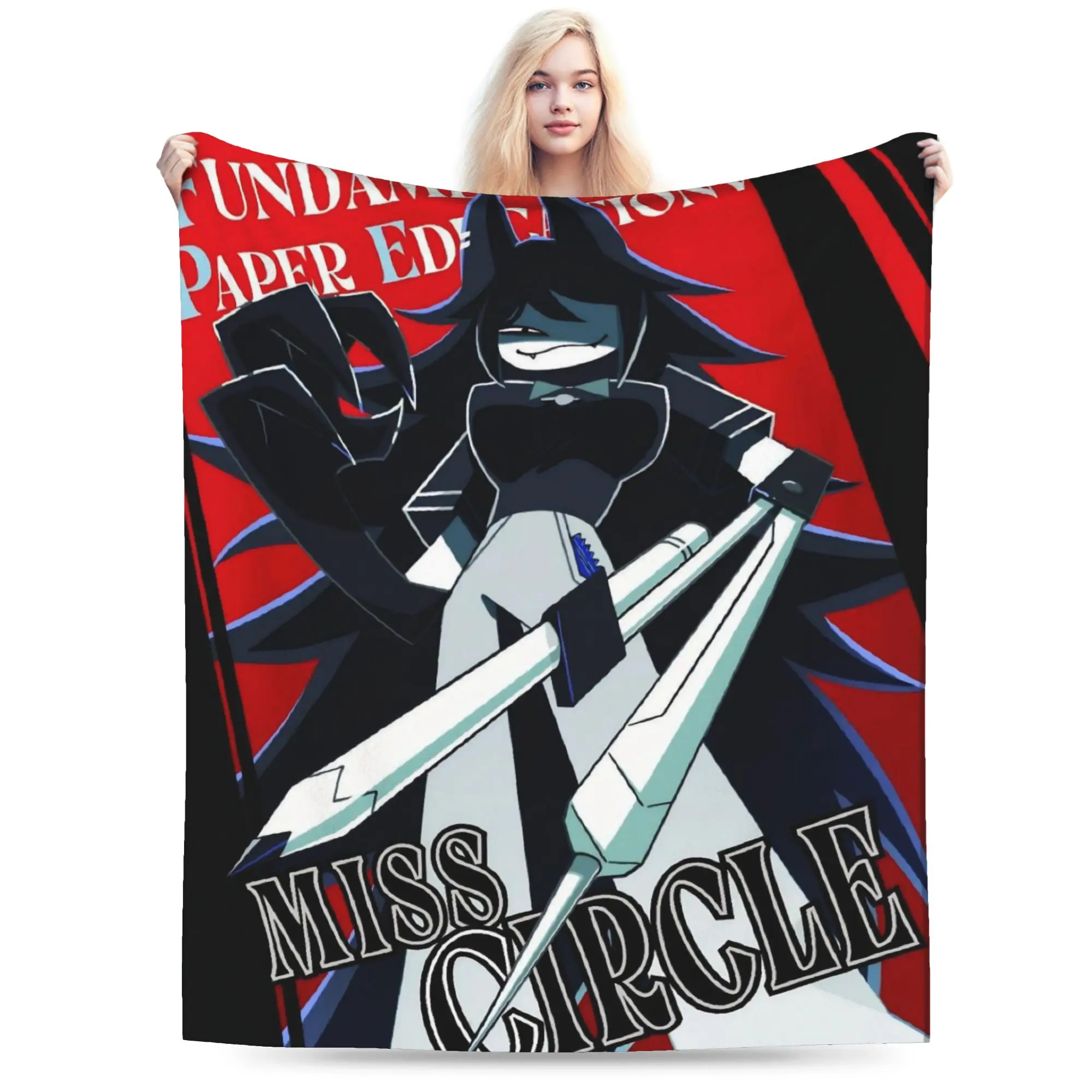 FPE Fundamental Paper Education Printed Blanket For Men Women Super Soft Cozy Throw Blankets for Sofa 50x60 Inches Multiple Size