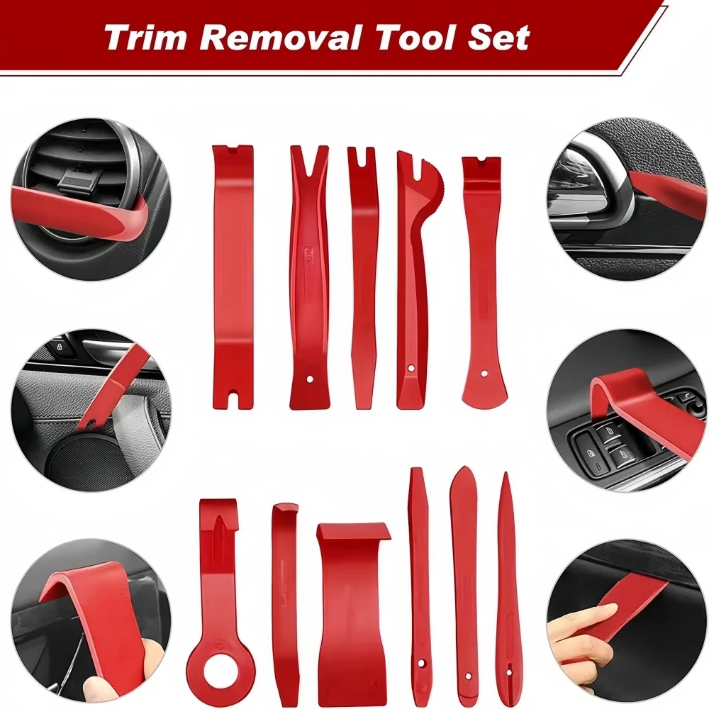 Car Interior Disassembly Kit Auto Plastic Trim Removal Tool Set DIY Panel Clips Puller for Vehicle Trim Repair