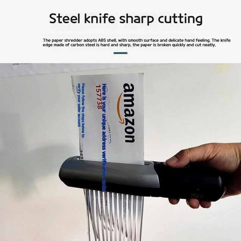 Distruggidocumenti portatile Usb multifunzionale Mini distruggidocumenti elettrico per ufficio e funzionamento domestico semplice distruggidocumenti