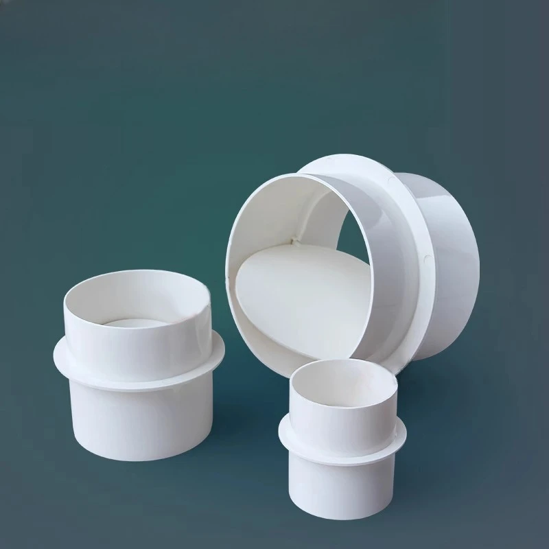 Draft Blocker Damper Ventilation Check Valve Draught Back Shutter for Inline Ducting Kitchen Home Ventilation Grill