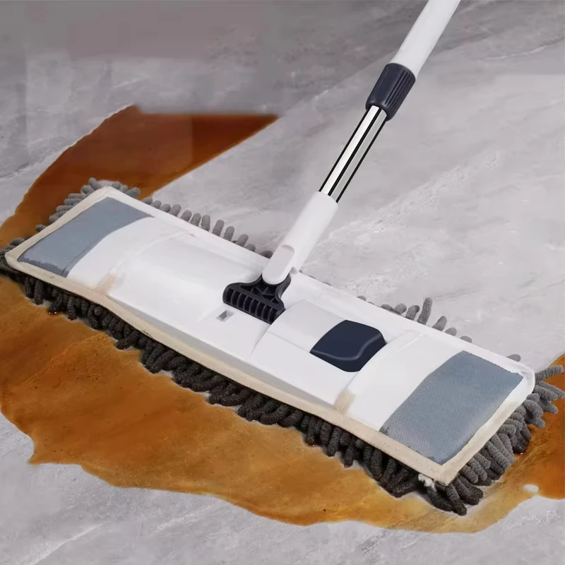 Durable Microfiber Flat Mop Replacement Cloth  Rotatabl Washable Removable Mop Refill Reusable Universal Lazy Mop Cloth Mop