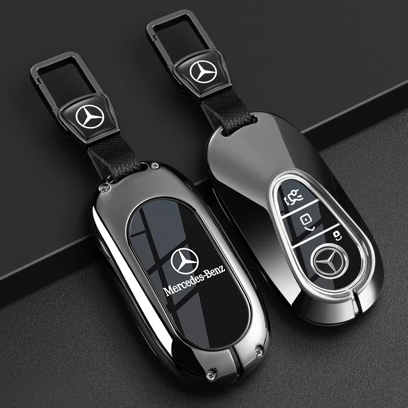 Car Key Case Cover for Mercedes Benz E C S GLC Class E200 E400 E63 W213 S550 S560 C260 A200 Key Shell Protector