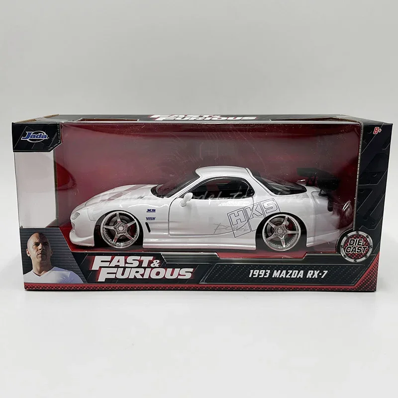 1:24 Diecast Car Model Toy 1993 Mazda RX-7 Vehicle Replica Collector Edition