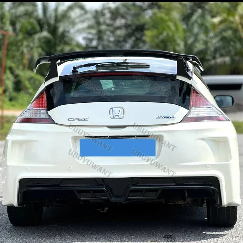 For Honda CRZ CR-Z ZF1 Custom Parts Trunk Lip Spoiler HighKick Rear Wing Body Kits Factory Outlet  MU Style 2011-2015