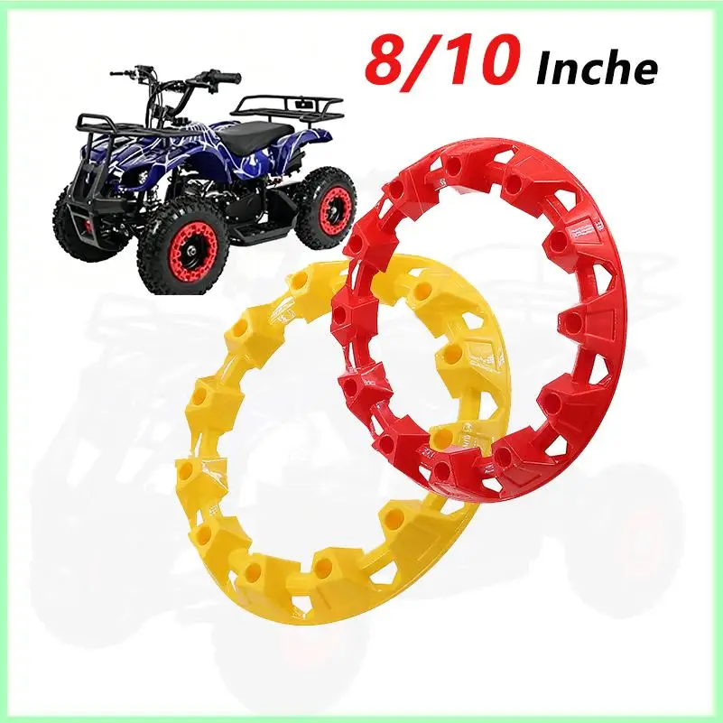 

8/10 Inch Wheel Trim Hub Protection Decor Rim Cap Plastic Cover Tires For ATV Dune Buggy Quad Bike Vehicle Accessories