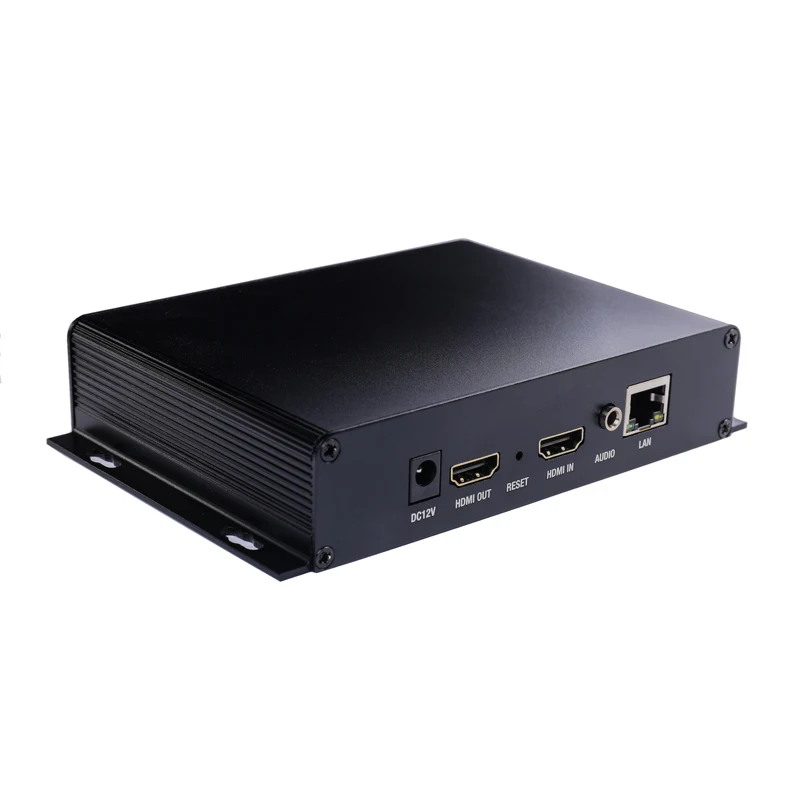Mini Radio tipo H265 H264 IPTV, codificador de transmisión de vídeo SRT, Facebook, Youtube, Vmix, Wowza, transmisión en vivo