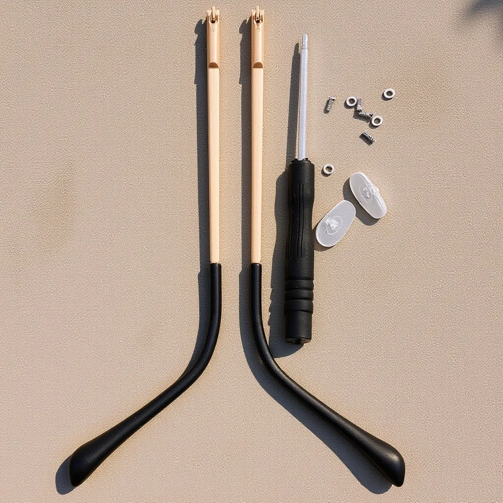 1Pair Universal Metal Glasses Replacement Temple Arms for Eyeglasses Sunglasses Repair Non Bendable Comfort Ear Pressure Free