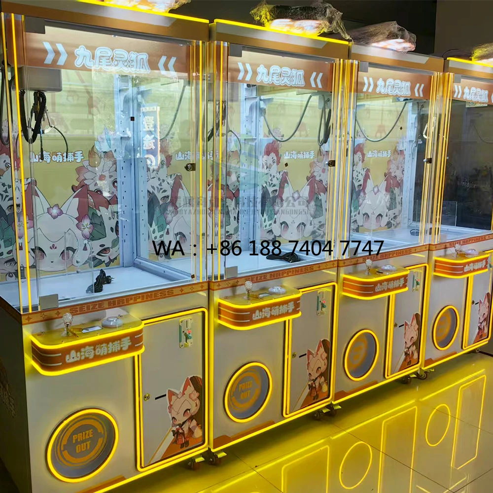 

Amusement Playground Equipment New Design Coin Operated Gift Doll Game Arcade Claw Crane Machine