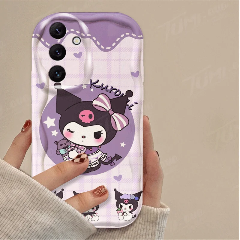 Silikonowe etui na telefon do Samsung Galaxy A53 A54 A34 A14 A24 A13 A23 A33 A73 A15 A05 A05S A71 Sanrio Cinnamoroll Mymelody