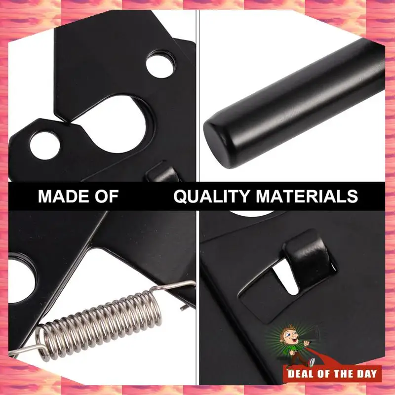 24-Hour Delivery Quick Pin Door Bolt Automatic Latch Gate Lock Post Mount Self-Locking Bolts Accessories Included