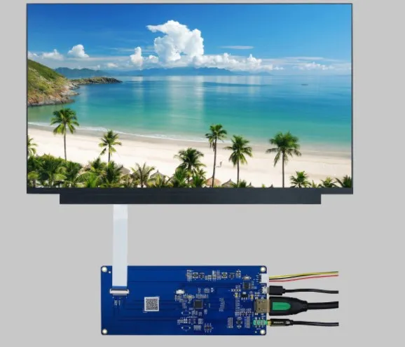 15 inch laptop 1920*1080  with capacitive touch sunlight readable ips all view with hmi board raspberry pi 4 model