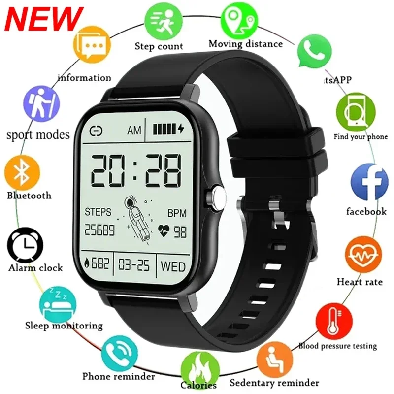 

2024 New Y13 Smartwatch - Full Touch Sport Fitness Tracker Bluetooth Call For Women Compatible with Android & iOS & Xiaomi D18