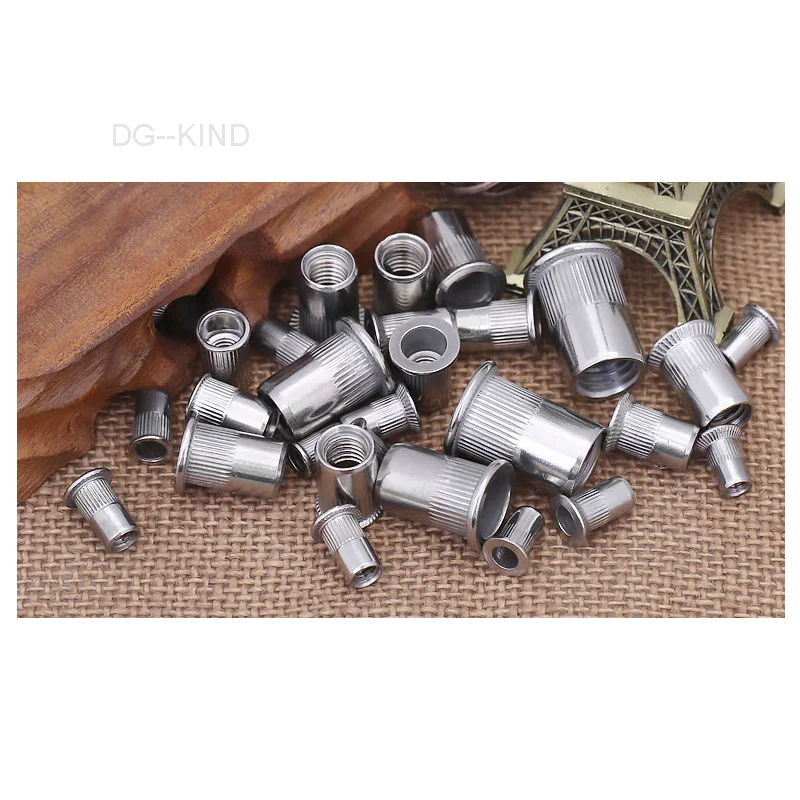 304 Rvs Rivet Noten Grote Verzonken Kop, Kleine Verzonken, Platte Kop Insert Nutsert Cap M3-M12