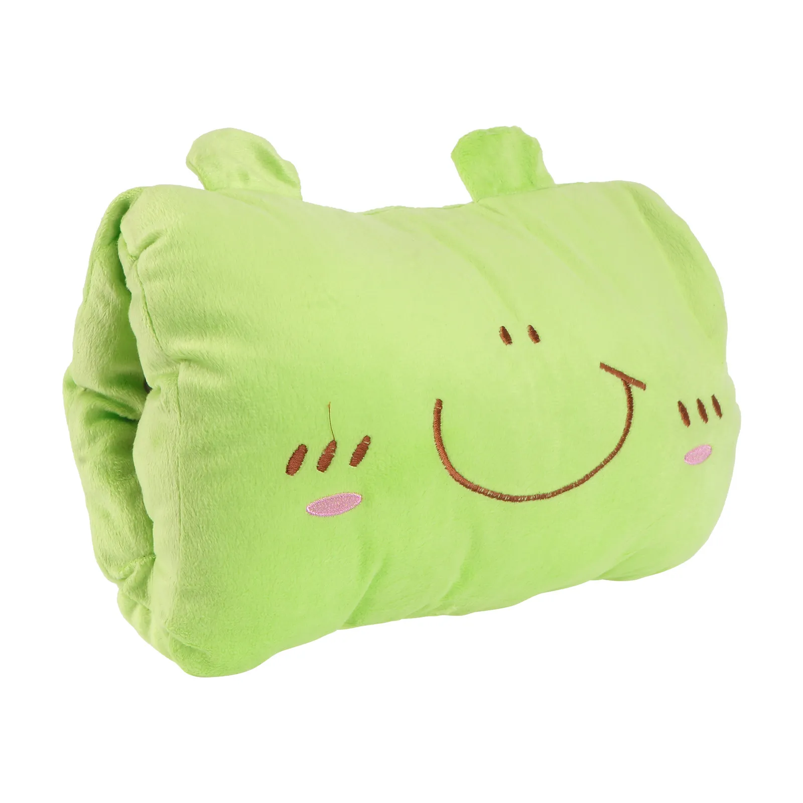 

Cartoon Animal Travel Pillow Cute Frog Hand Warmer Cuddle Cushion Throw Warmers