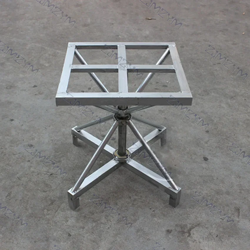 360 Degree Rotating Table Iron Frame For Painting Polishing 50*50cm 200kg Turntable Table Double Bearing Metal Frame Workbench