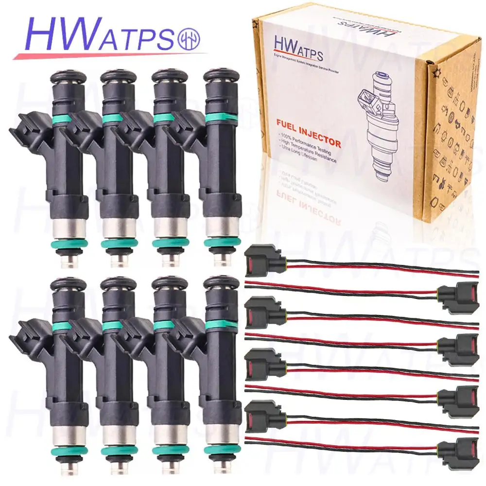 8 шт. FJ721 новая топливная форсунка для Buick Lucerne Cadillac DTS STS SRX XLR 0280158083 12577869 2172443 832-11206 8 шт. FJ721 новая топливная форсунка для Buick Lucerne Cadillac DTS STS SRX XLR 0280158083 12577869 2172443 832-11206