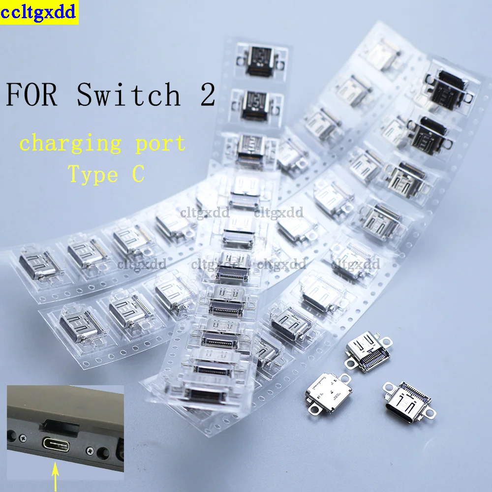 

Cltgxdd 5-10piece FOR Switch2 game console built-in charger socket repair Type-C charging port NS2 power socket connector USB
