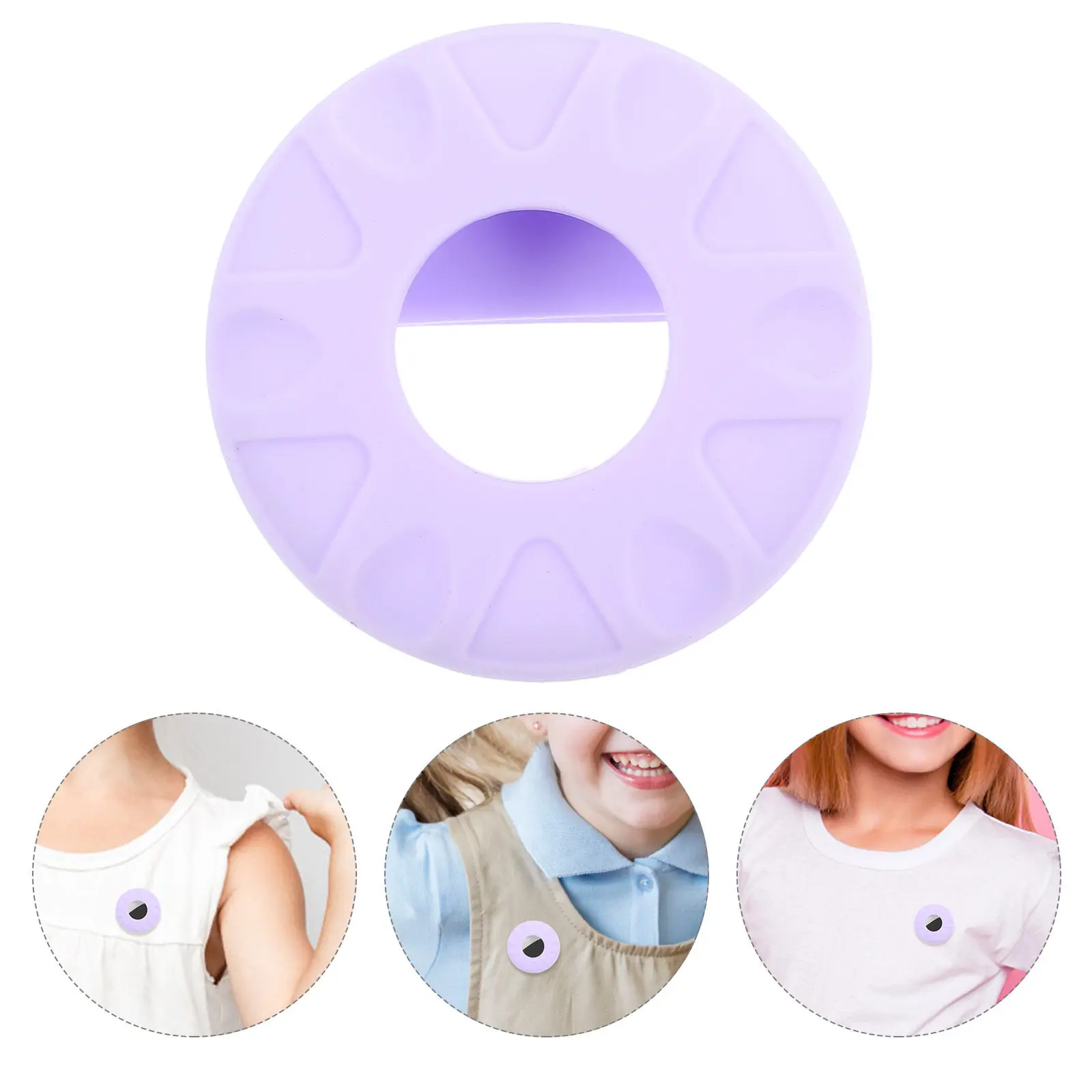 

Противоударный водонепроницаемый силиконовый чехол-держатель для трекера с защитой от потери для детей, с дизайном в виде булавки, для использования на улице