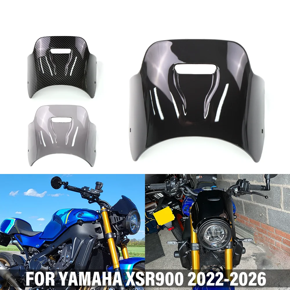 Für Yamaha XSR900 XSR 900 Xsr 900 2022-2026 Motorrad Frontscheinwerfer-Abdeckung Windschutz Windschild Windabweiser