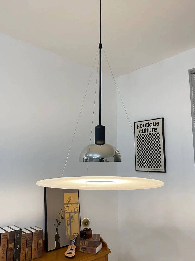 

Denmark Flying Saucer Pendant Light Restaurant Study Bedroom Lamp Luxury Ufo Home Decor Indoor Lighting Fixture E27
