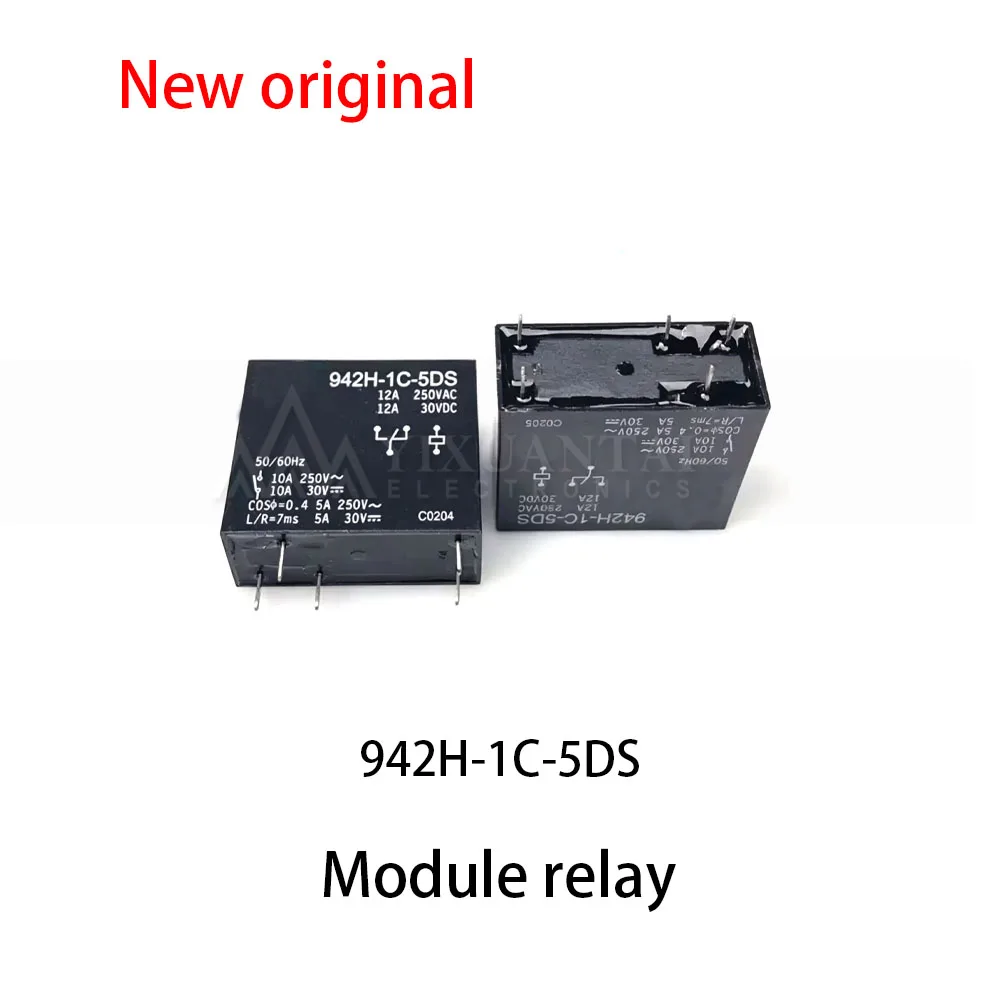 5pcs~10Pcs 942H-1C-5DS Relay on/off 5-pin 5VDC 12A