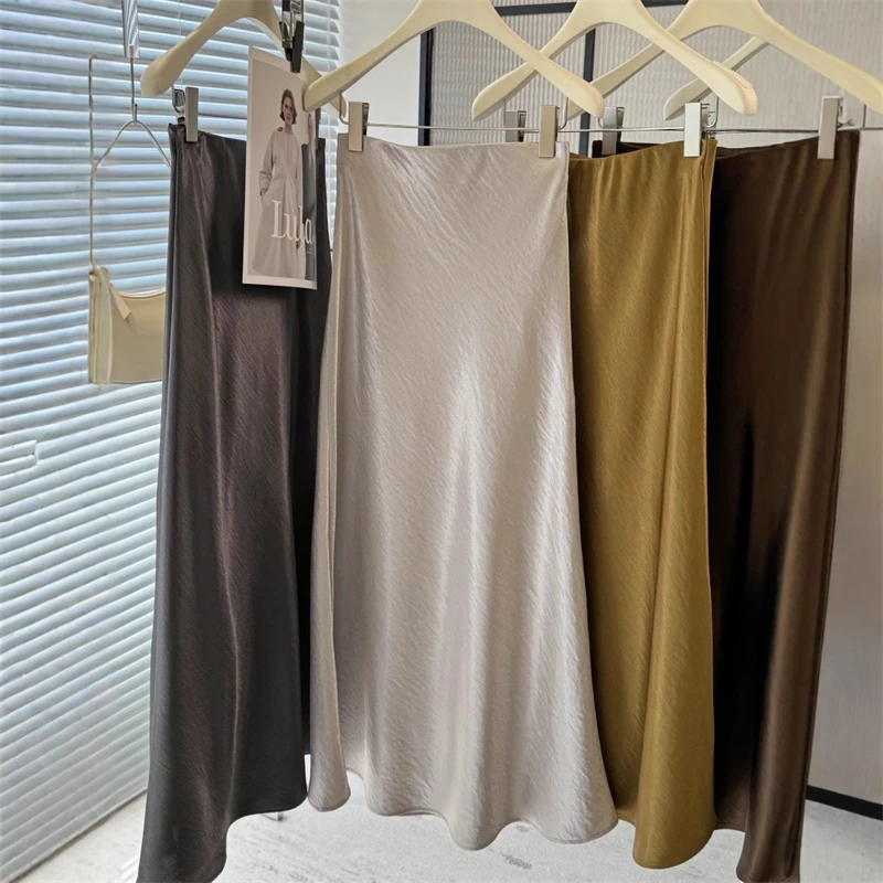 

2025 Women Long Skirts High Waist A-Line Sexy Skirt Women Summer Maxi Skirts Brand Faldas Femme Streetwear